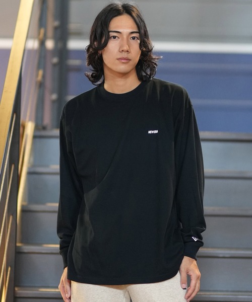 NEW ERA(ニューエラ)の「NEW ERA/ニューエラ ロンT 長袖 パフォーマンスTシャツ バックプリント オーバーサイズ 吸汗速乾 14312831/14312832/14312833(Tシャツ/カットソー・メンズ・ブラック/ホワイト/ストーン・2XL/XL/M/L)」の17枚目の写真