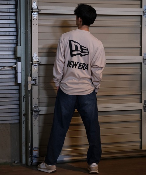 NEW ERA(ニューエラ)の「NEW ERA/ニューエラ ロンT 長袖 パフォーマンスTシャツ バックプリント オーバーサイズ 吸汗速乾 14312831/14312832/14312833(Tシャツ/カットソー・メンズ・ブラック/ホワイト/ストーン・2XL/XL/M/L)」の15枚目の写真