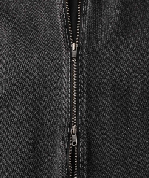 RAGEBLUE（レイジブルー）の「フロントジップ/デニムキャミワンピース（ワンピース・レディース・ブラック/ブルー・FREE）」の5枚目の写真