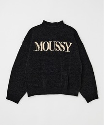 【ZOZO・一部店舗限定】MOLE MOUSSY LOGO KNIT / モールマウジーロゴニット