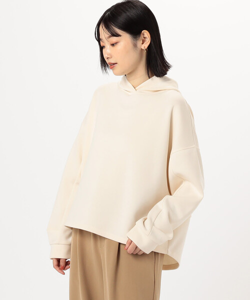 COMME CA ISM（コムサイズム）の「ダンボールニットパーカー / セットアップ対応（パーカー・レディース・ダークブラウン/モカ/ブラック/アイボリー・MEDIUM/LARGE）」の18枚目の写真