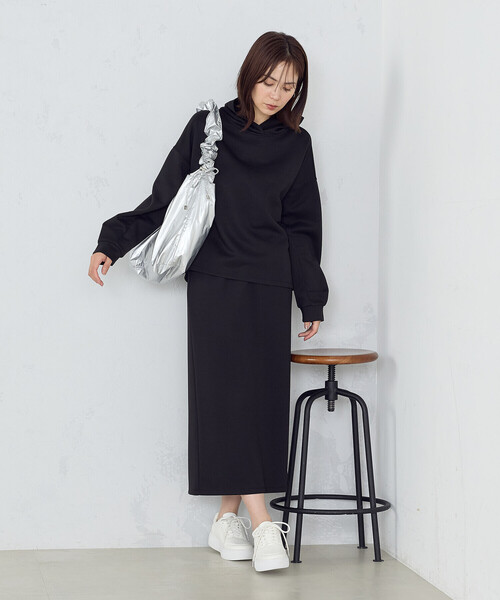 COMME CA ISM（コムサイズム）の「ダンボールニットパーカー