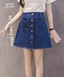 デニム ミニスカート ボタン」に該当するファッション通販 - ZOZOTOWN