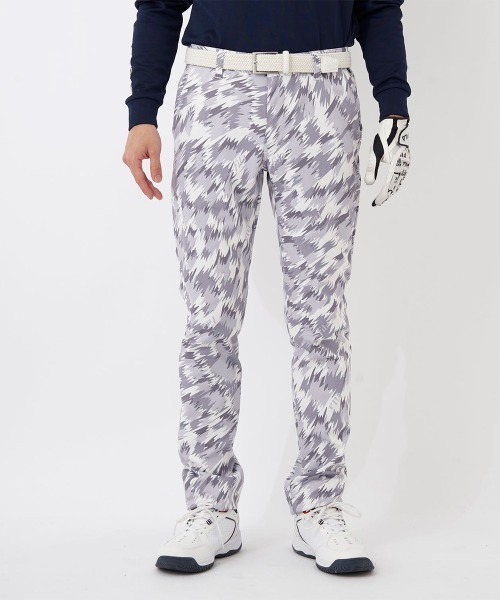 FILA GOLF（フィラゴルフ ）の「カモ柄ボンディングパンツ（その他パンツ・メンズ・オフホワイト/ブラック/グリーン・MEDIUM/LARGE/X-LARGE/XX-LARGE）」の2枚目の写真