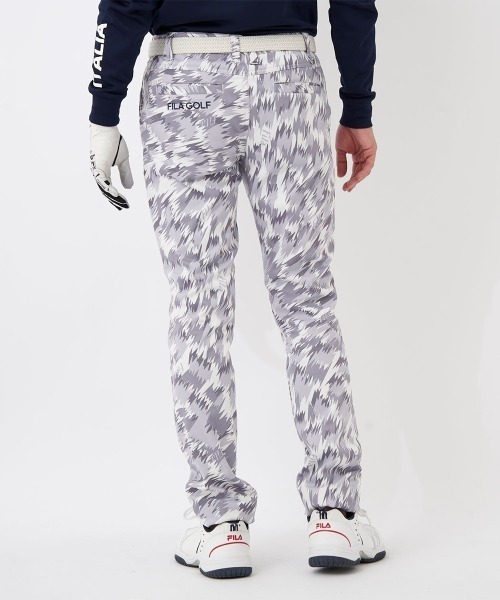 FILA GOLF（フィラゴルフ ）の「カモ柄ボンディングパンツ（その他パンツ・メンズ・オフホワイト/ブラック/グリーン・MEDIUM/LARGE/X-LARGE/XX-LARGE）」の9枚目の写真