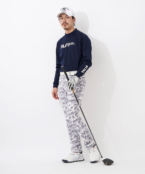 FILA GOLF（フィラゴルフ ）の「カモ柄ボンディングパンツ（その他パンツ・メンズ・オフホワイト/ブラック/グリーン・MEDIUM/LARGE/X-LARGE/XX-LARGE）」の4枚目の写真