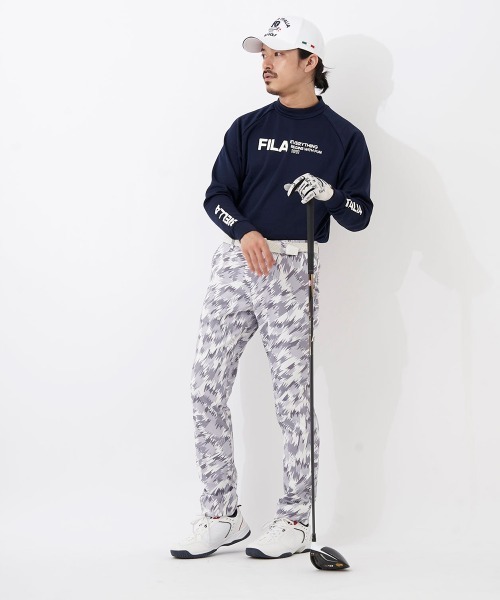 FILA GOLF（フィラゴルフ ）の「カモ柄ボンディングパンツ（その他パンツ・メンズ・オフホワイト/ブラック/グリーン・MEDIUM/LARGE/X-LARGE/XX-LARGE）」の6枚目の写真