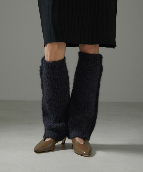 【セール】2WAYファーフリンジレッグウォーマー（レッグウォーマー）｜SALON adam et rope'（サロン アダム エ ロペ）