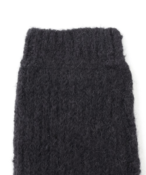 SALON adam et rope'（サロン アダム エ ロペ）の「2WAYファーフリンジレッグウォーマー（レッグウォーマー・レディース・ブラック/オフホワイト・FREE）」の15枚目の写真