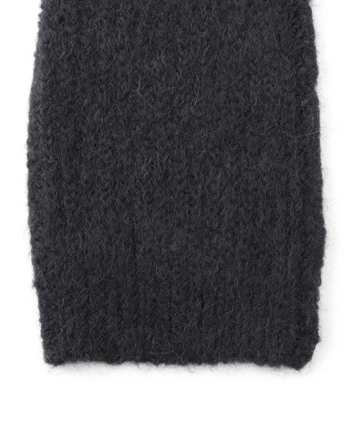 SALON adam et rope'（サロン アダム エ ロペ）の「2WAYファーフリンジレッグウォーマー（レッグウォーマー・レディース・ブラック/オフホワイト・FREE）」の16枚目の写真