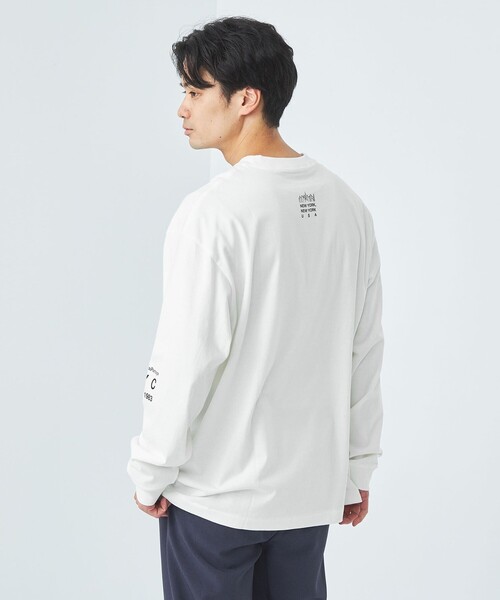 green label relaxing(グリーンレーベルリラクシング)の「<Manhattan Portage>ロゴ Tシャツ(Tシャツ/カットソー・メンズ・ライトグレー/ホワイト・M/L/XL)」の5枚目の写真