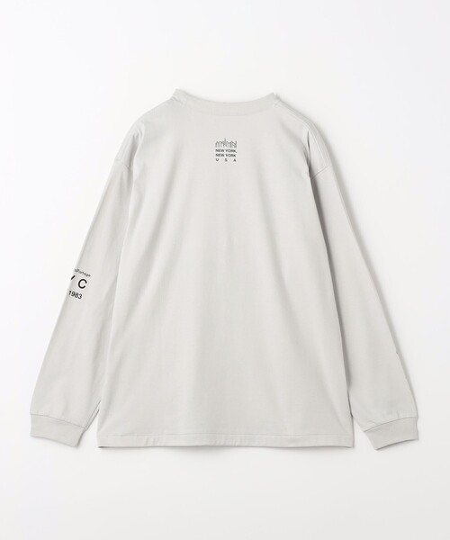 green label relaxing(グリーンレーベルリラクシング)の「<Manhattan Portage>ロゴ Tシャツ(Tシャツ/カットソー・メンズ・ライトグレー/ホワイト・M/L/XL)」の11枚目の写真