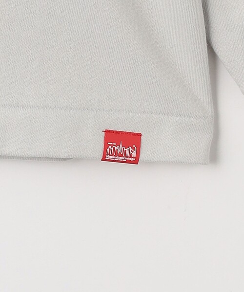 green label relaxing(グリーンレーベルリラクシング)の「<Manhattan Portage>ロゴ Tシャツ(Tシャツ/カットソー・メンズ・ライトグレー/ホワイト・M/L/XL)」の14枚目の写真