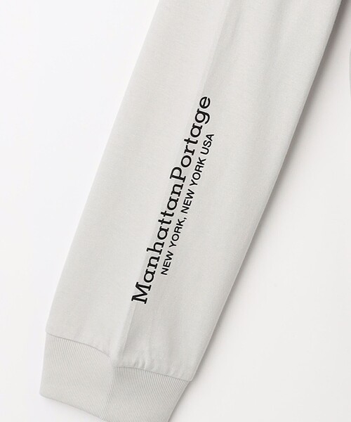 green label relaxing(グリーンレーベルリラクシング)の「<Manhattan Portage>ロゴ Tシャツ(Tシャツ/カットソー・メンズ・ライトグレー/ホワイト・M/L/XL)」の16枚目の写真