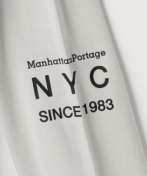 green label relaxing(グリーンレーベルリラクシング)の「<Manhattan Portage>ロゴ Tシャツ(Tシャツ/カットソー・メンズ・ライトグレー/ホワイト・M/L/XL)」の17枚目の写真
