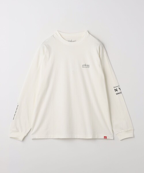 green label relaxing(グリーンレーベルリラクシング)の「<Manhattan Portage>ロゴ Tシャツ(Tシャツ/カットソー・メンズ・ライトグレー/ホワイト・M/L/XL)」の20枚目の写真