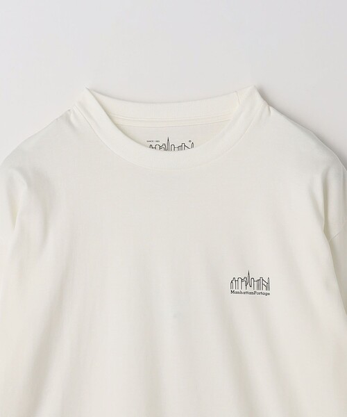 green label relaxing(グリーンレーベルリラクシング)の「<Manhattan Portage>ロゴ Tシャツ(Tシャツ/カットソー・メンズ・ライトグレー/ホワイト・M/L/XL)」の22枚目の写真