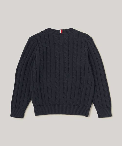 TOMMY HILFIGER（トミーヒルフィガー）の「BOYS エッセンシャルケーブルセーター（ニット/セーター・キッズ・アイボリー/ブルー系その他/オレンジ/ネイビー・140cm/150cm/160cm/130cm）」の19枚目の写真
