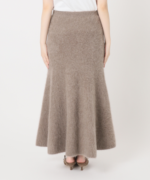 【NOBLE×L'AUBE BLANC】FOX/カシミヤニットスカート Noble（ノーブル）の「【NOBLE×L'AUBE BLANC】FOX/カシミヤニット