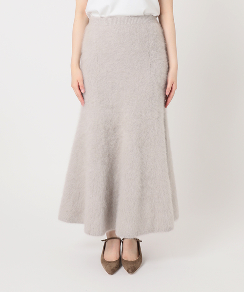 Noble（ノーブル）の「【NOBLE×L'AUBE BLANC】FOX/カシミヤニットスカート（スカート・レディース・モカ/ライトグレー・FREE）」の15枚目の写真