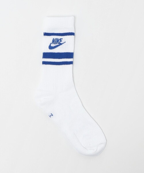 Nike ホワイト クルーソックス ロゴ入り ナイキ（NIKE）（メンズ、レディース）エリート クルー