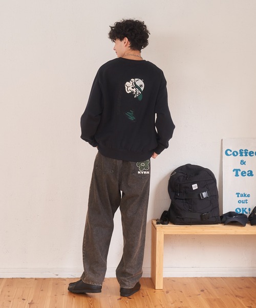 kaoyorinakami(カオヨリナカミ)の「cookie sweat / クッキースウェット(スウェット・メンズ・ブラック/グレー・X-SMALL/SMALL/MEDIUM/LARGE/X-LARGE)」の5枚目の写真