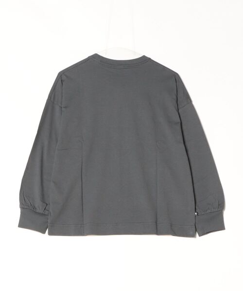 CONVERSE（コンバース）の「コンバース  ステッチ ロゴ ロングスリーブ_（Tシャツ/カットソー・レディース・ブルー/チャコールグレー/ベージュ/ホワイト・S/M/L）」の5枚目の写真