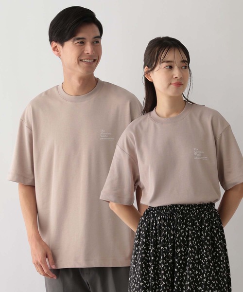GLOBAL WORK Smile Seed Store(グローバルワーク スマイルシードストア)の「多機能プリントTシャツ半袖/144099(Tシャツ/カットソー・メンズ・チャコール/ライトグレー/ブラック/ピンクベージュ・MEDIUM/X-LARGE/SMALL/LARGE)」の4枚目の写真