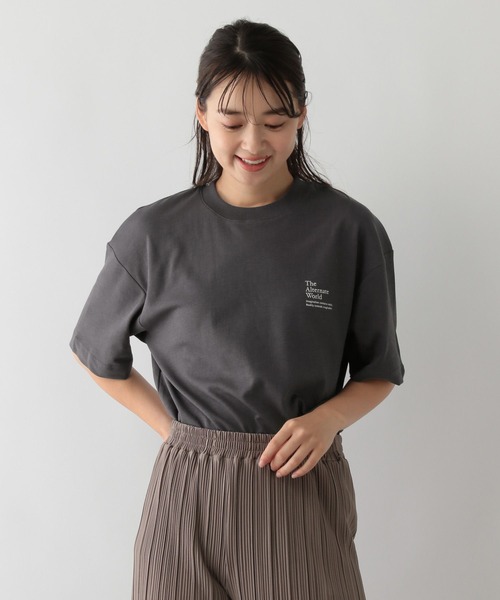 GLOBAL WORK Smile Seed Store(グローバルワーク スマイルシードストア)の「多機能プリントTシャツ半袖/144099(Tシャツ/カットソー・メンズ・チャコール/ライトグレー/ブラック/ピンクベージュ・MEDIUM/X-LARGE/SMALL/LARGE)」の20枚目の写真