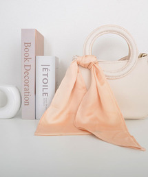 【float】シンプル ワンカラー スカーフリボン【9色展開】