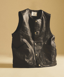 417 EDIFICE | ”UP CYCLE LEATHER” アップサイクルレザーベスト(ベスト)