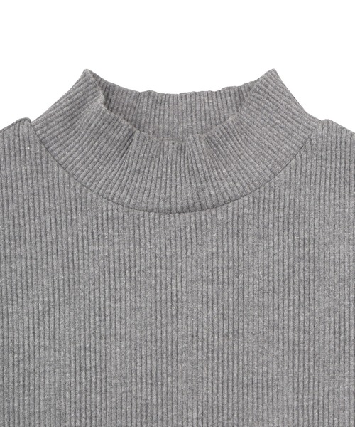 PUNYUS（プニュズ）の「ハイネックリブＴシャツ（Tシャツ/カットソー・レディース・レッド/ブルー/ダークグリーン/グレー・1/2/3/4）」の22枚目の写真