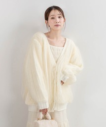 RANDA | ボリュームチュールニットカーディガン(ニット/セーター)