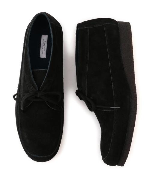 BEAUTY&YOUTH UNITED ARROWS（ビューティーアンドユースユナイテッドアローズ）の「BY スエード クレープソール チャッカブーツ◆（ブーツ・メンズ・ブラック/ベージュ・10/8/7/9）」の2枚目の写真