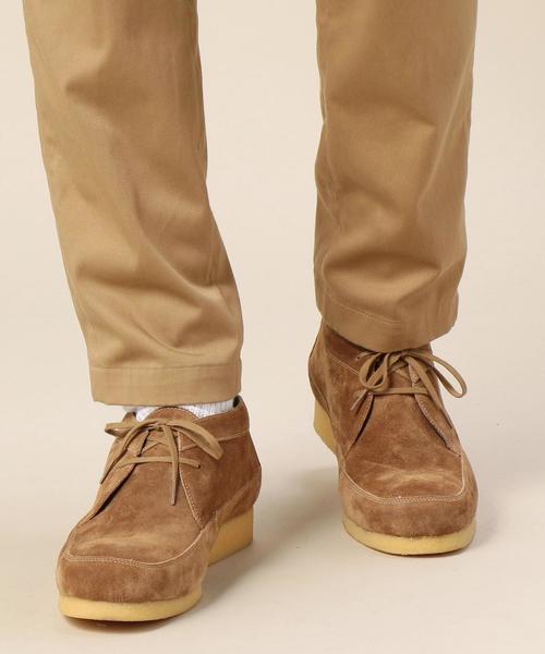 BEAUTY&YOUTH UNITED ARROWS（ビューティーアンドユースユナイテッドアローズ）の「BY スエード クレープソール チャッカブーツ◆（ブーツ・メンズ・ブラック/ベージュ・10/8/7/9）」の4枚目の写真