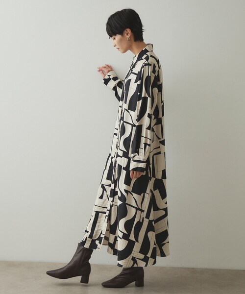 ZIMMERMANN ミディワンピース レオパードプリント Zimmermann Melody Shirred Waist Dress in Leopard | FWRD