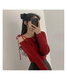 almo | 【LAMPOON】ワンショルダーニットトップス(ニット/セーター)