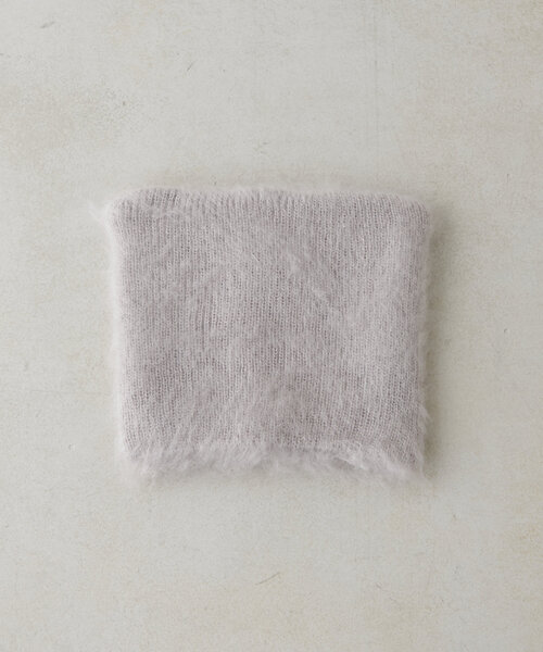 DISCOAT（ディスコート）の「ブラッシングスクエアビーニー（ニットキャップ/ビーニー・レディース・アイボリー/ライトグレー・FREE）」の12枚目の写真
