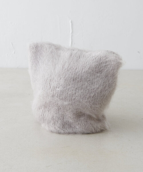 DISCOAT（ディスコート）の「ブラッシングスクエアビーニー（ニットキャップ/ビーニー・レディース・アイボリー/ライトグレー・FREE）」の13枚目の写真