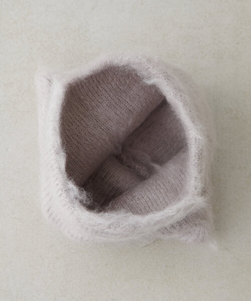 DISCOAT（ディスコート）の「ブラッシングスクエアビーニー（ニットキャップ/ビーニー・レディース・アイボリー/ライトグレー・FREE）」の14枚目の写真