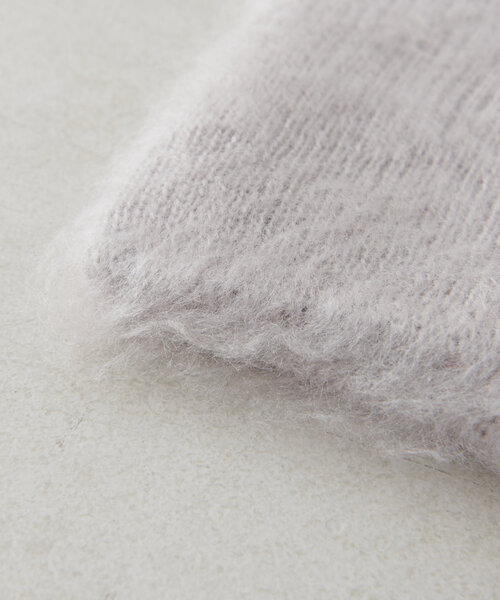 DISCOAT（ディスコート）の「ブラッシングスクエアビーニー（ニットキャップ/ビーニー・レディース・アイボリー/ライトグレー・FREE）」の15枚目の写真