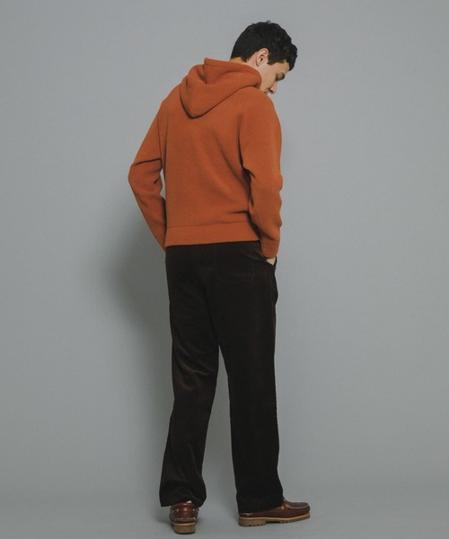 URBAN RESEARCH Sonny Label（アーバンリサーチサニーレーベル）の「フリースライクモールニットパーカー（パーカー・メンズ・ブラック/グレー系その他/オレンジ・MEDIUM/LARGE）」の16枚目の写真