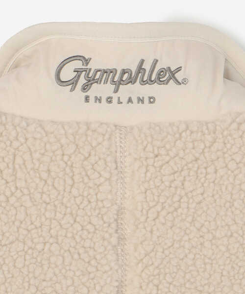 GYMPHLEX(ジムフレックス)の「Gymphlex | ライトボア ブルゾン WOMEN(ブルゾン・レディース・オフホワイト・14)」の18枚目の写真