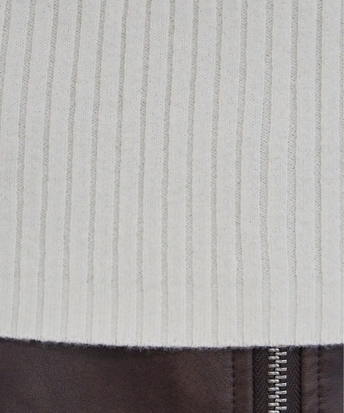 tiptop（ティップトップ）の「リブハイネックニットプルオーバー（ニット/セーター・レディース・ダークブルー/ホワイト系その他/レッド/ブラック/オフホワイト/ブラック系その他/チャコールグレー/ブルー・FREE）」の20枚目の写真