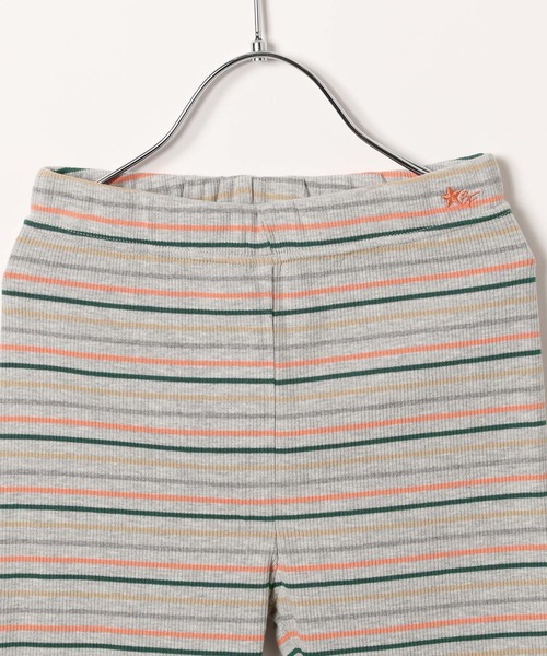 BAYFLOW（ベイフロー）の「★プチプラ￥1790[シーズンレス♪]ボーダーリブレギンス(KIDS)（レギンス/スパッツ・キッズ・ブラック/ネイビー/グレー/ピンク/パープル・130cm/150cm/110cm/140cm/120cm）」の15枚目の写真