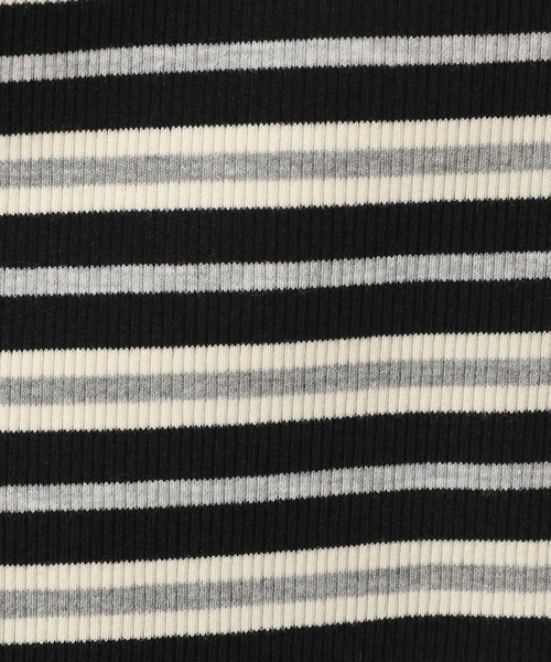 BAYFLOW（ベイフロー）の「★プチプラ￥1790[シーズンレス♪]ボーダーリブレギンス(KIDS)（レギンス/スパッツ・キッズ・ブラック/ネイビー/グレー/ピンク/パープル・130cm/150cm/110cm/140cm/120cm）」の9枚目の写真