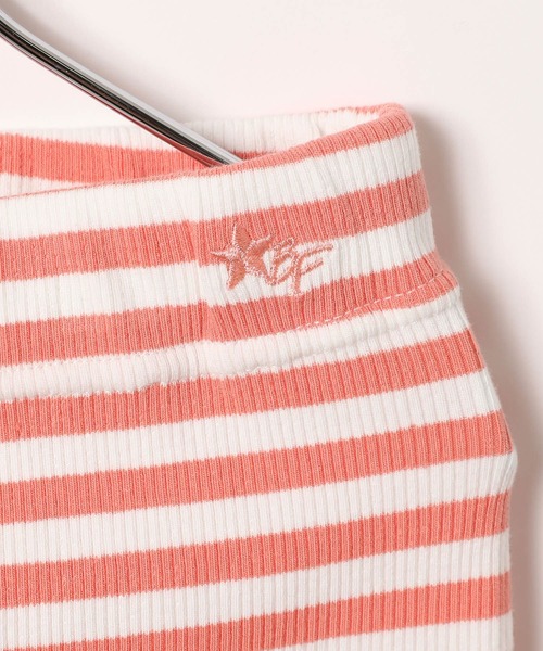 BAYFLOW（ベイフロー）の「★プチプラ￥1790[シーズンレス♪]ボーダーリブレギンス(KIDS)（レギンス/スパッツ・キッズ・ブラック/ネイビー/グレー/ピンク/パープル・130cm/150cm/110cm/140cm/120cm）」の10枚目の写真