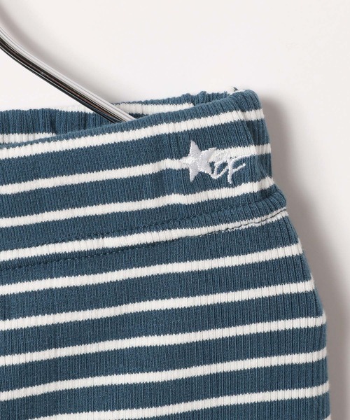 BAYFLOW（ベイフロー）の「★プチプラ￥1790[シーズンレス♪]ボーダーリブレギンス(KIDS)（レギンス/スパッツ・キッズ・ブラック/ネイビー/グレー/ピンク/パープル・130cm/150cm/110cm/140cm/120cm）」の12枚目の写真