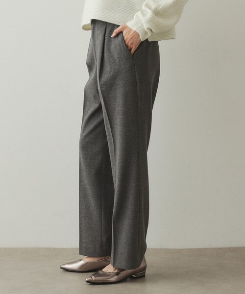 OPAQUE.CLIP（オペークドットクリップ）の「◆《S-LLsize》裏起毛ストレッチフレアパンツ【吸湿発熱/洗濯機洗い可】（その他パンツ・レディース・チャコールグレー/ダークブラウン/グレー系1・36/38/40/42）」の13枚目の写真