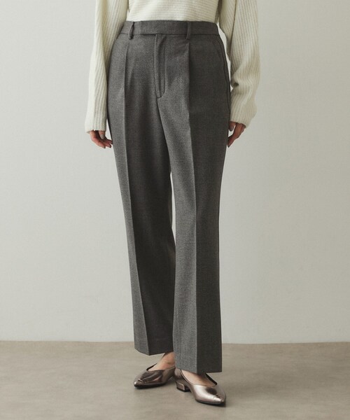 OPAQUE.CLIP（オペークドットクリップ）の「◆《S-LLsize》裏起毛ストレッチフレアパンツ【吸湿発熱/洗濯機洗い可】（その他パンツ・レディース・チャコールグレー/ダークブラウン/グレー系1・36/38/40/42）」の17枚目の写真
